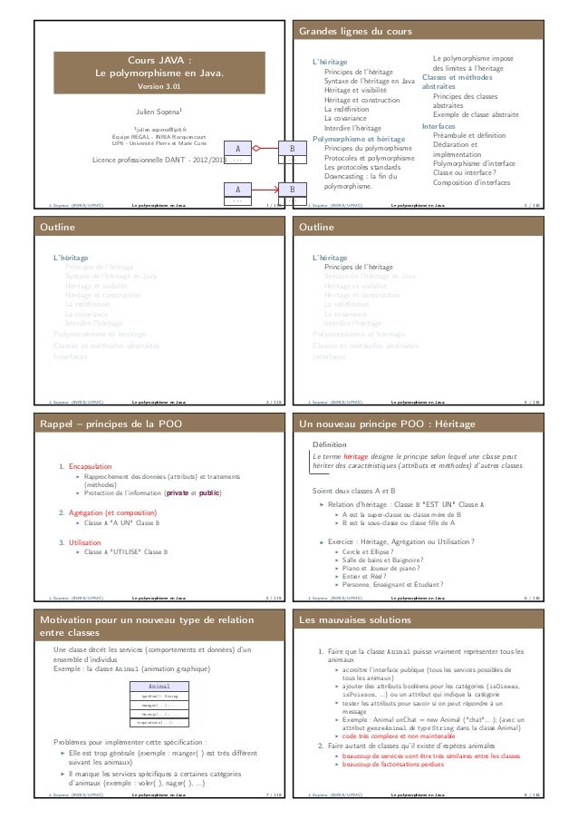 cours java polymorphisme